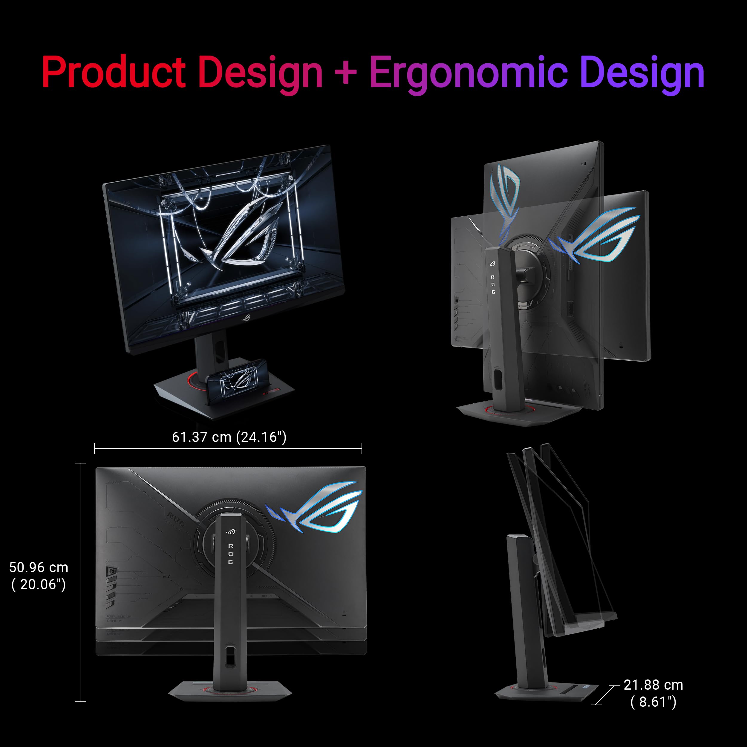 Foto 6 | Monitor Para Videojuegos Asus Rog Strix Xg27acmg 27'' Qhd 270hz 1ms - Venta Internacional.