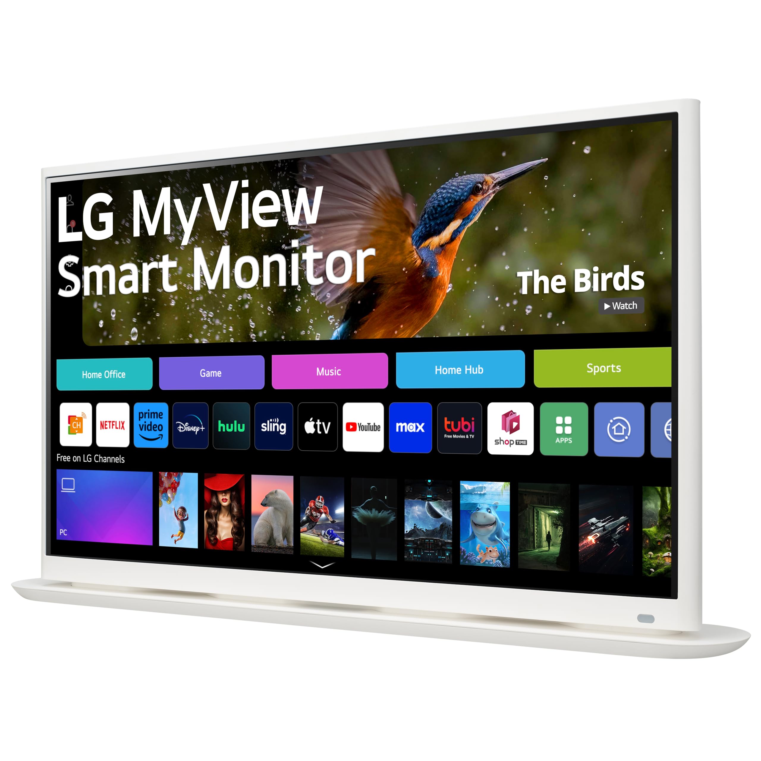 Monitor Inteligente Lg 32sr70u-w Myview 32'' 4k Uhd Ips Webos Blanco - Venta Internacional.