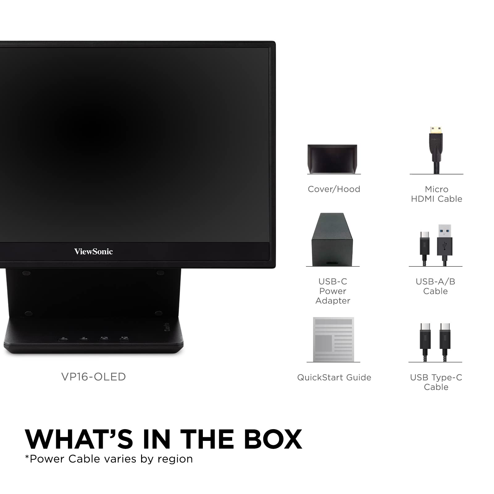 Foto 8 pulgar | Monitor Portátil Viewsonic Vp16-oled De 15,6 Pulgadas Y 1080p Oled - Venta Internacional.