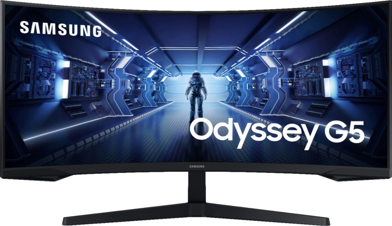 Foto 3 pulgar | Monitor Para Videojuegos Samsung 34 Odyssey G5 Ultra-wide Wqhd 165hz - Venta Internacional.
