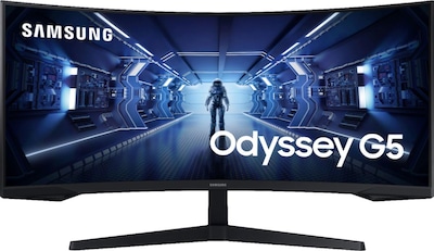 Foto 2 | Monitor Para Videojuegos Samsung 34 Odyssey G5 Ultra-wide Wqhd 165hz - Venta Internacional.