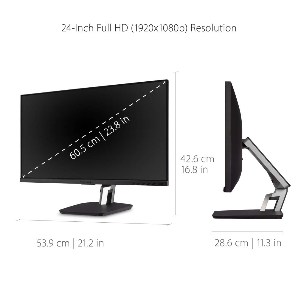 Foto 5 pulgar | Monitor Viewsonic Td2455 De 24 Pulgadas, 1080p, Ips, 10 Puntos Táctiles - Venta Internacional.