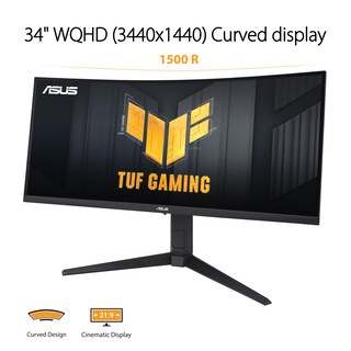 Foto 2 | Monitor Asus Tuf Gaming 34'' 1440p 1500r Curvo Vg34vql3a - Venta Internacional.
