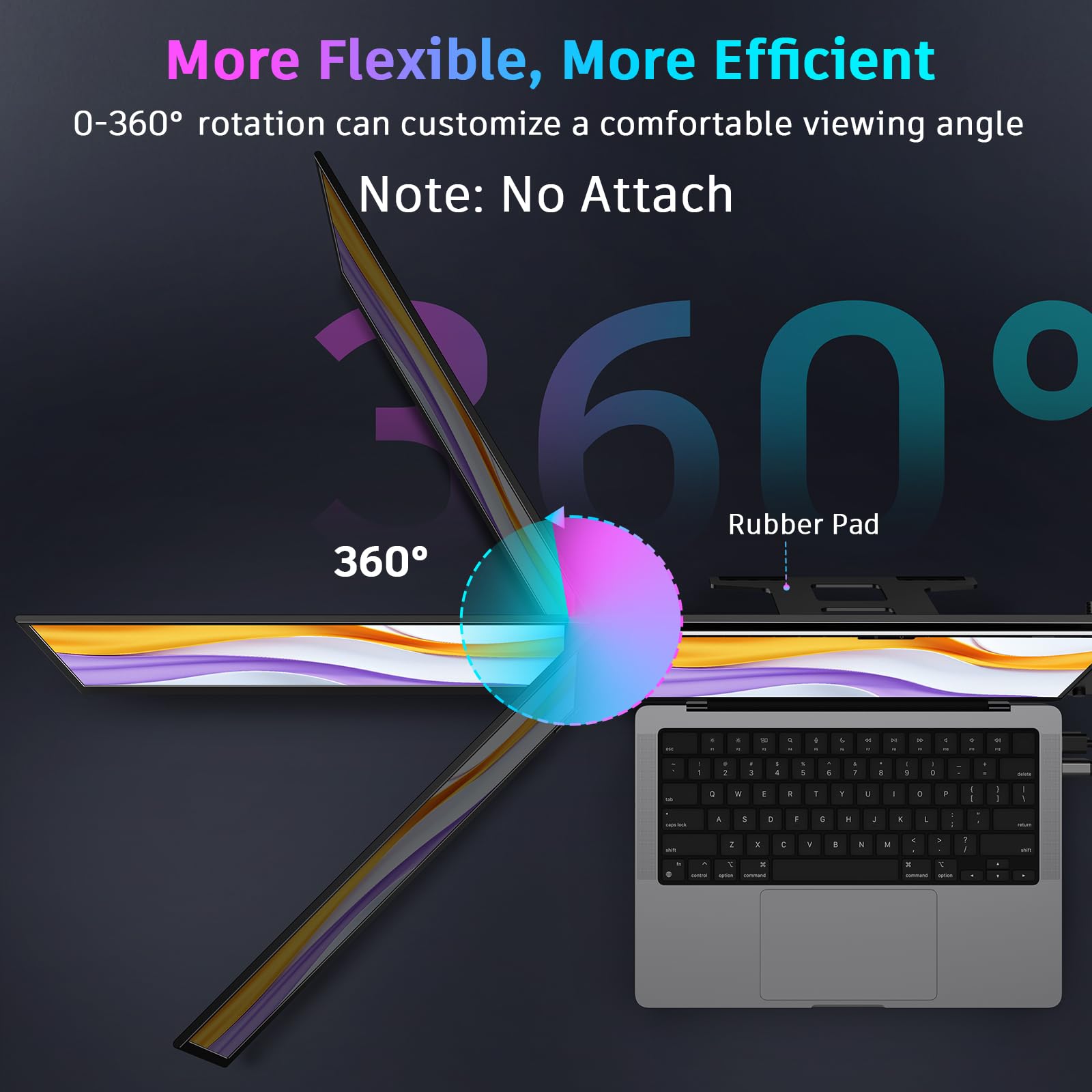 Foto 8 pulgar | Extensor De Pantalla Para Portátil Qqh Z80a, 15.6 Pulgadas, Fhd Ips, Triple Monitor - Venta Internacional.