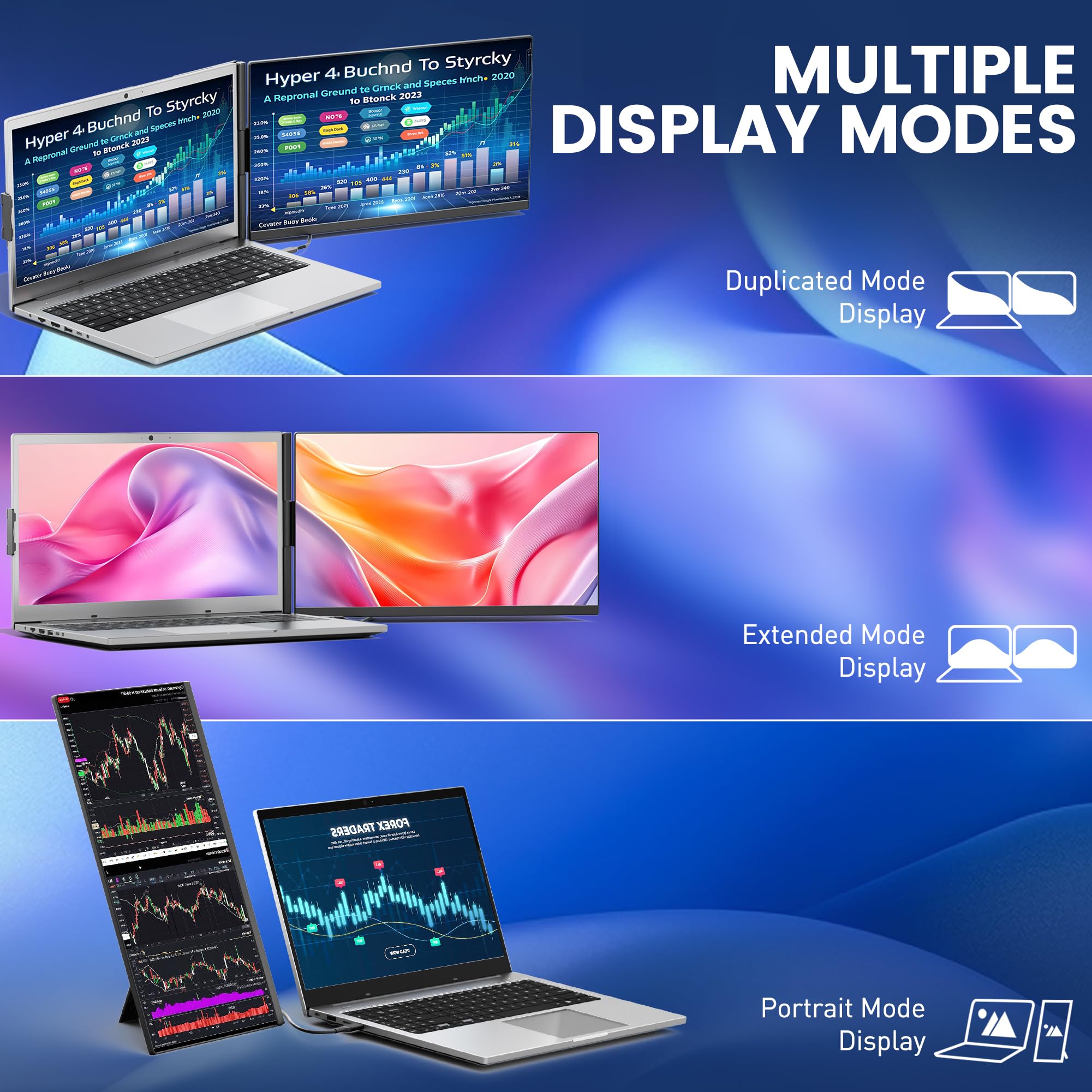 Foto 4 pulgar | Extensor De Pantalla Para Portátil Domyfan 15.6 Pulgadas Fhd 1080p Ips 120% Srgb - Venta Internacional.