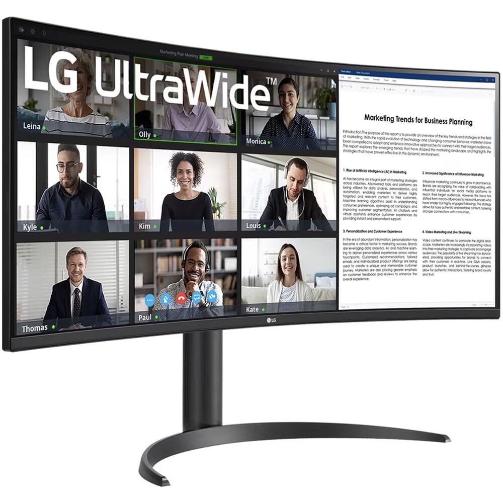 Foto 2 pulgar | Monitor Lg 34br55qc-b Ultrawide Qhd Curvo De 34 Pulgadas Con Usb-c De 100 Hz - Venta Internacional.