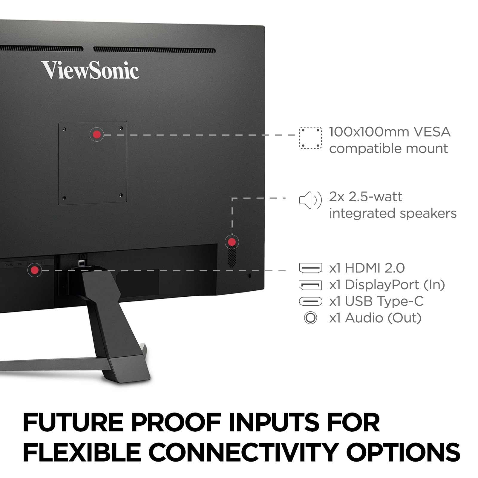 Foto 7 pulgar | Monitor Viewsonic Vx3267u-4k Ips 4k Uhd De 32 Pulgadas Con Usb-c De 65 W - Venta Internacional.