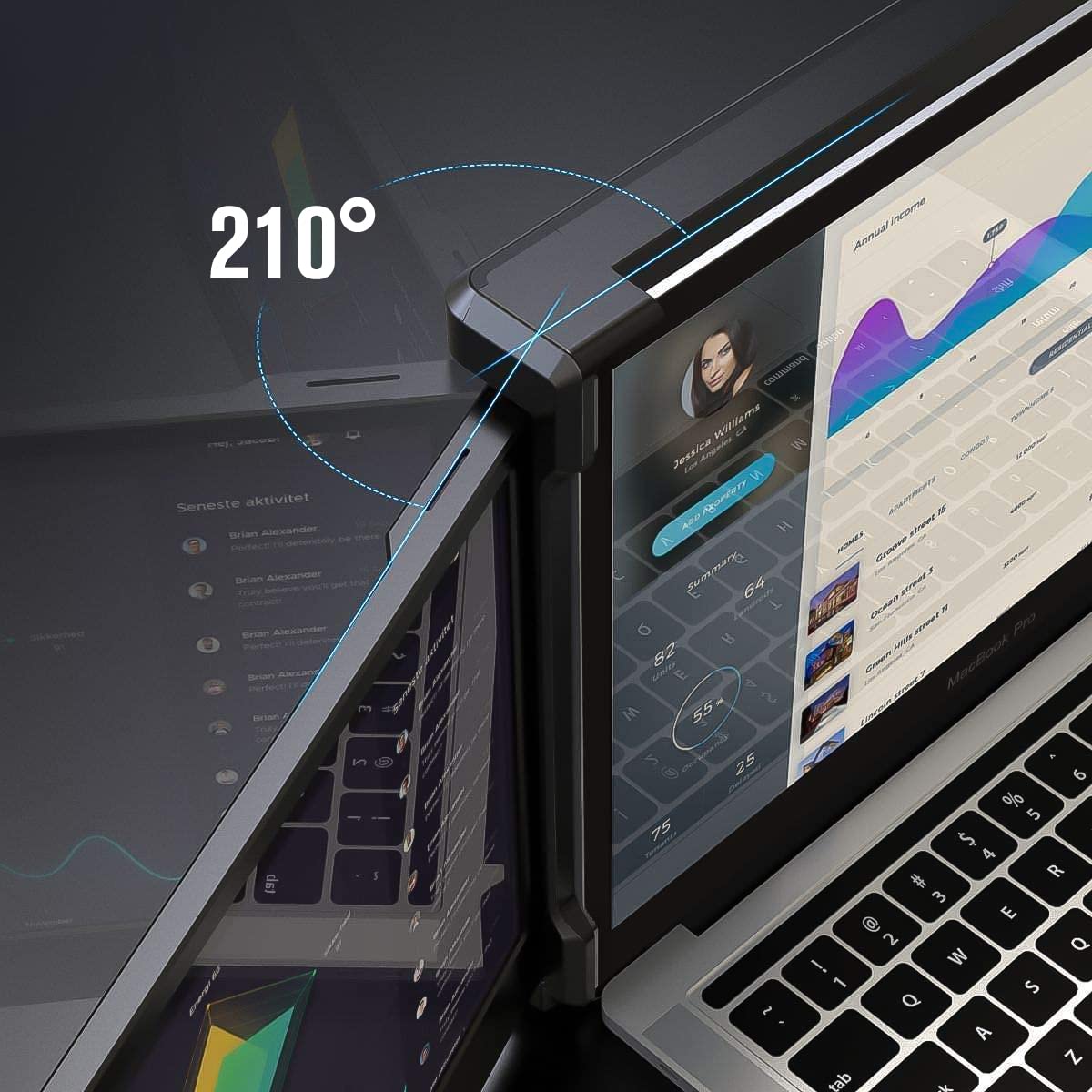 Foto 4 | Monitor Portátil Teamgee P2 12'' Full Hd Ips Para Portátil - Venta Internacional.
