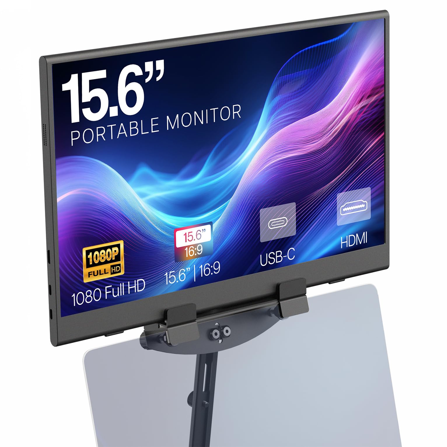 Foto 2 pulgar | Monitor Portátil Vivo Stand-pm01m De 15,6 Pulgadas Con Soporte Para Portátil - Venta Internacional.