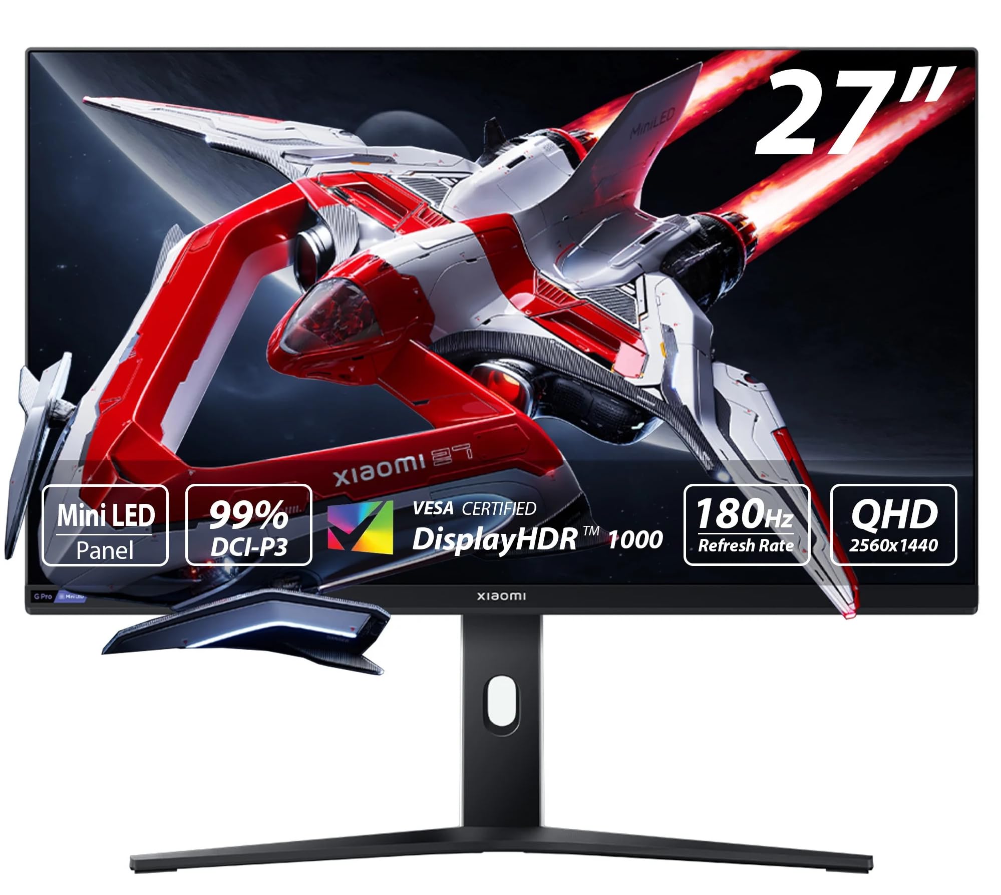 Foto 2 pulgar | Monitor Xiaomi Mini-led Gaming G Pro 27'' 2k Qhd 180 Hz 1 Ms - Venta Internacional.
