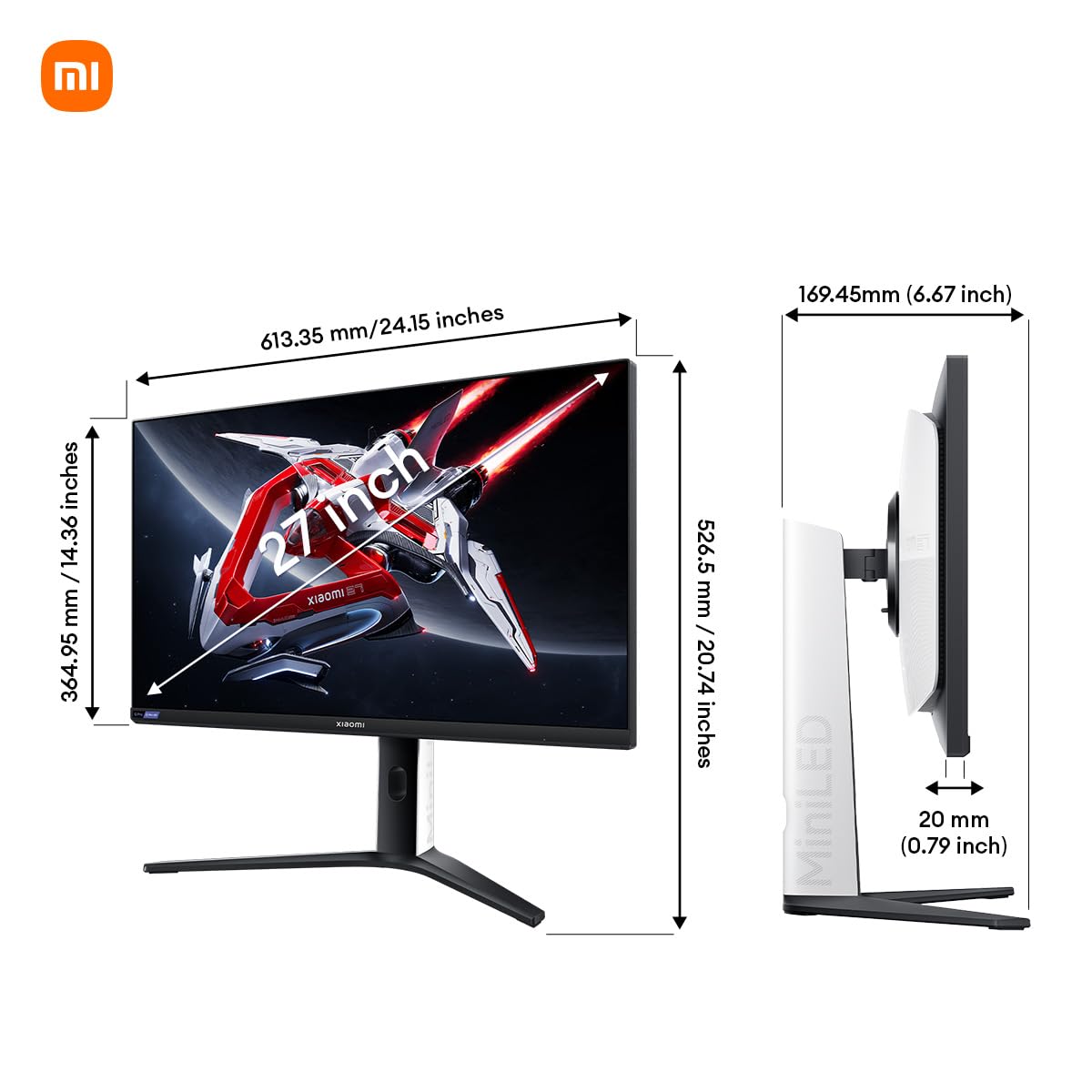 Foto 2 | Monitor Xiaomi Mini-led Gaming G Pro 27'' 2k Qhd 180 Hz 1 Ms - Venta Internacional.