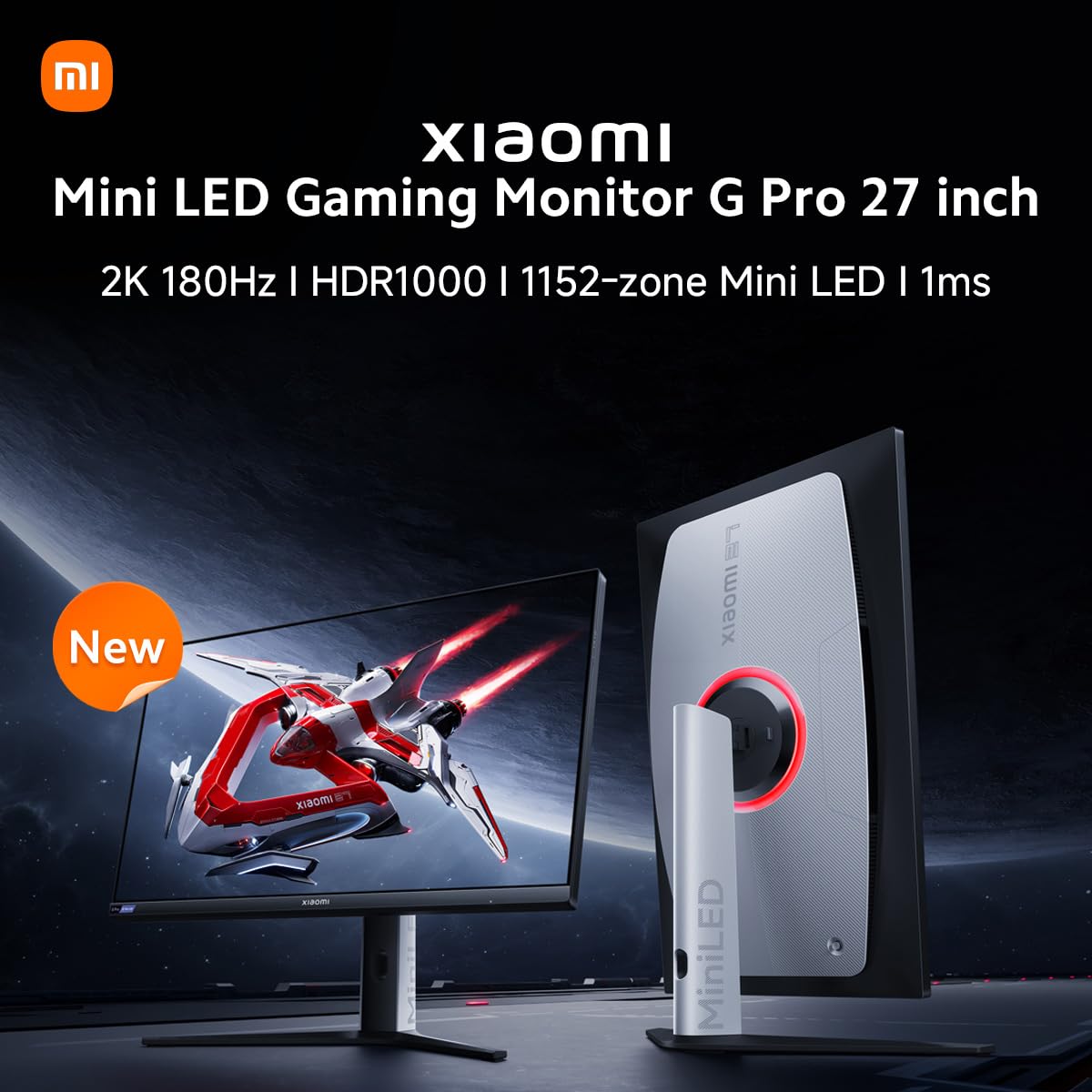 Foto 4 | Monitor Xiaomi Mini-led Gaming G Pro 27'' 2k Qhd 180 Hz 1 Ms - Venta Internacional.