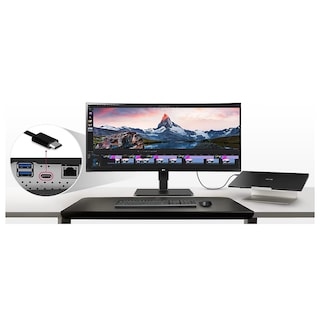 Foto 2 | Monitor Lg Ultrawide 34bq77qb-b 34 Webcam Uw-qhd Curvo - Venta Internacional.