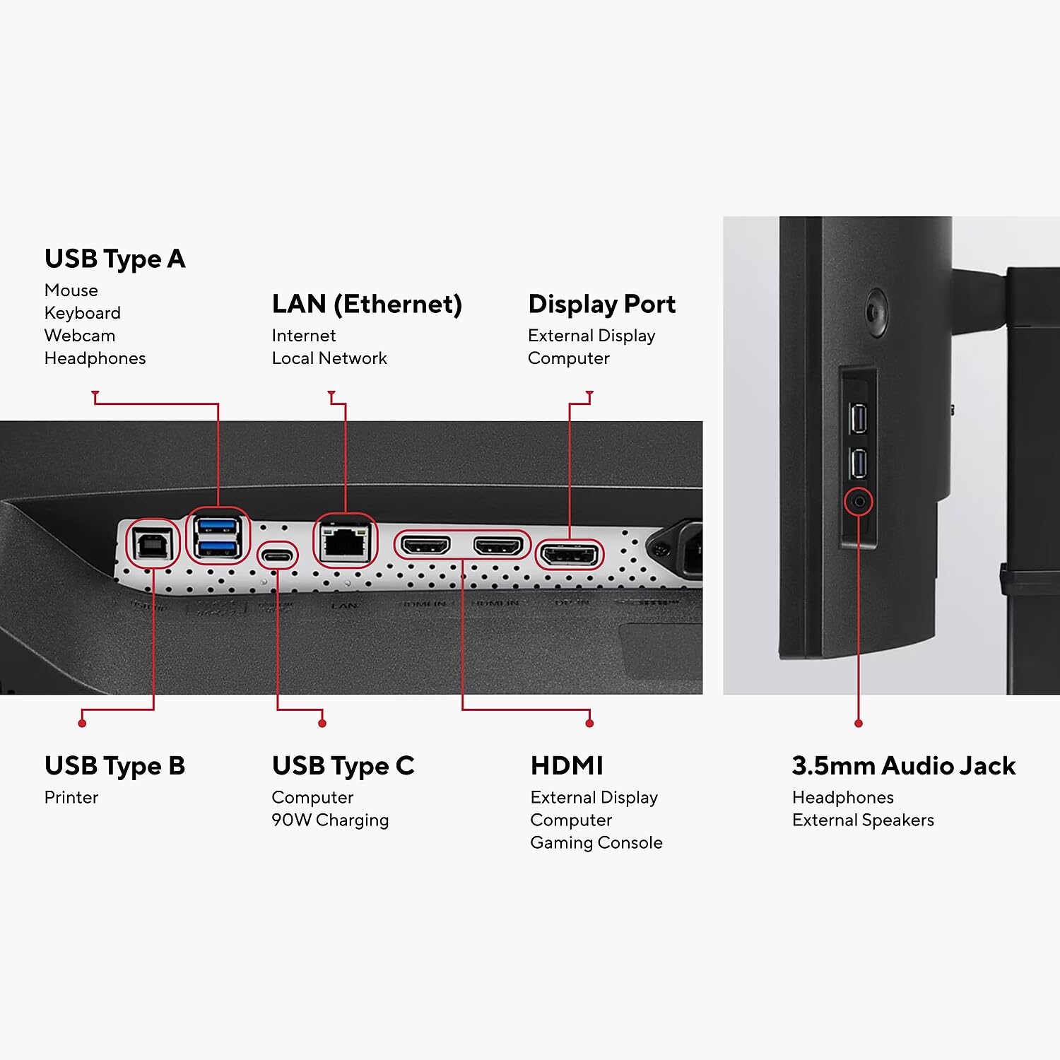 Foto 3 | Monitor Lg Ultrawide 34bq77qb-b 34 Webcam Uw-qhd Curvo - Venta Internacional.