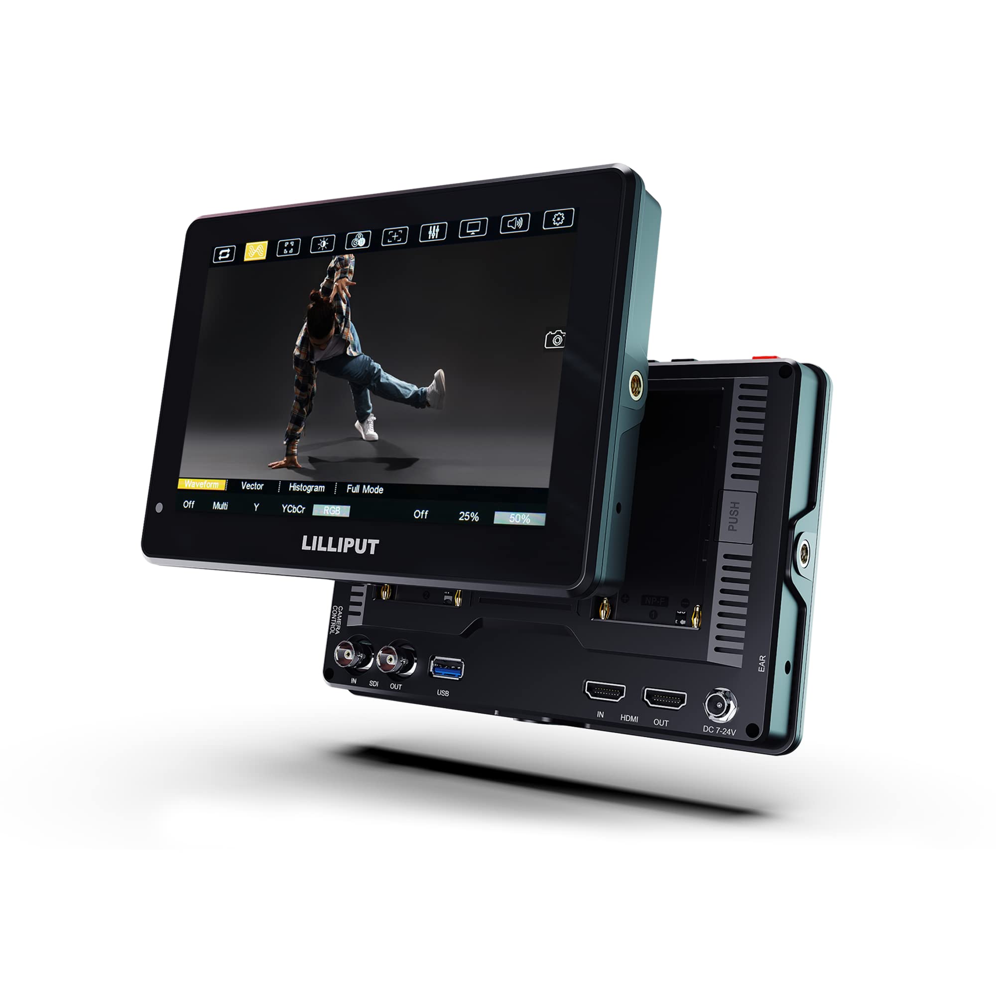 Foto 1 | Monitor De Control De Cámara Lilliput Ht7s 3g-sdi De 7 Pulgadas Y 2000 Nits - Venta Internacional.