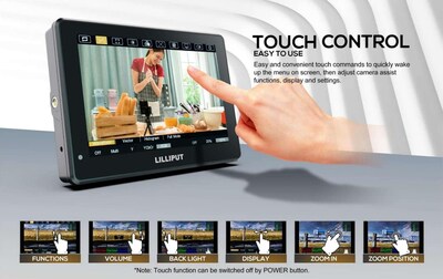 Foto 4 | Monitor De Control De Cámara Lilliput Ht7s 3g-sdi De 7 Pulgadas Y 2000 Nits - Venta Internacional.