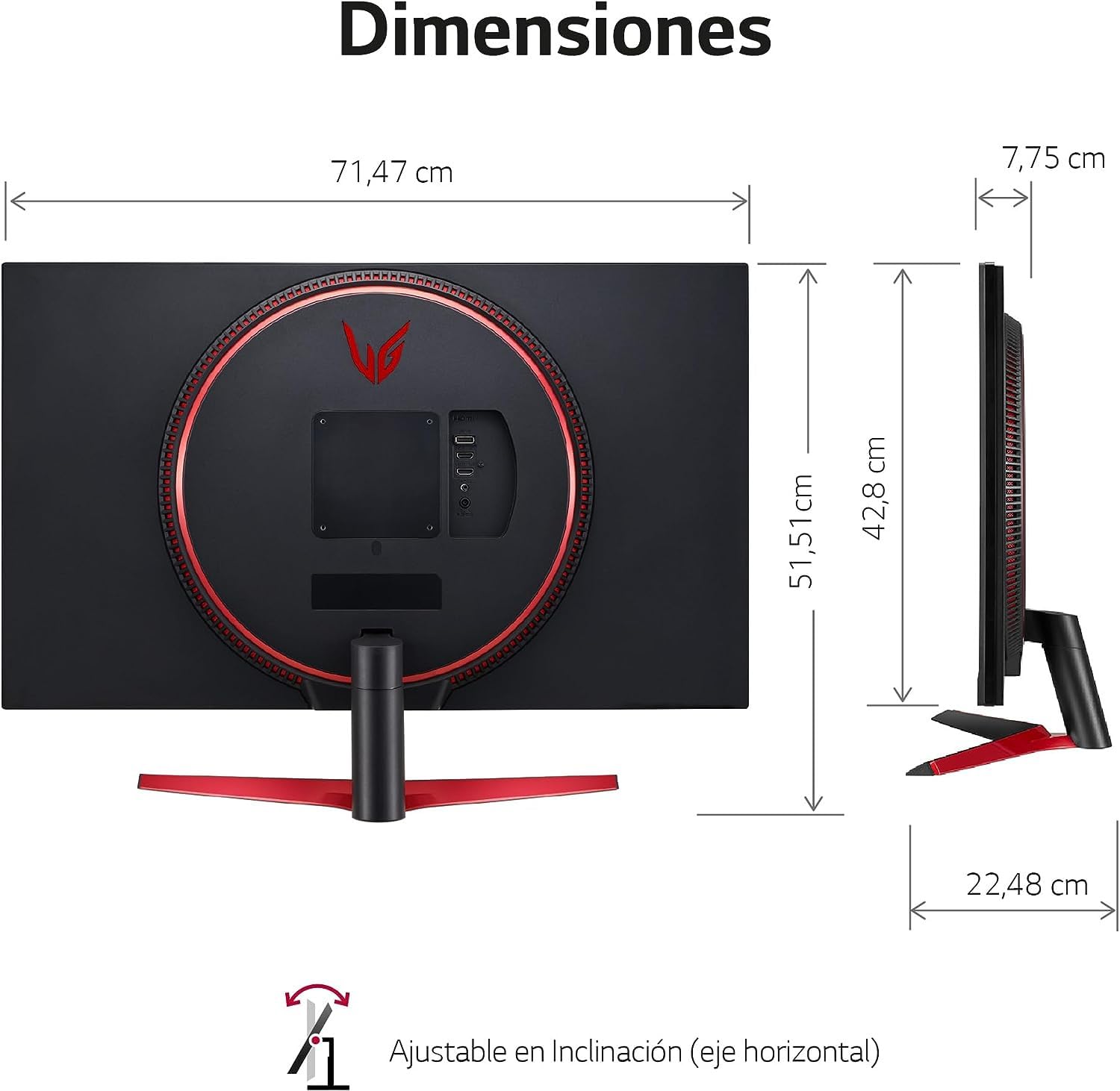 Foto 6 pulgar | Monitor Lg Ultragear Gaming Qhd De 31,5 Pulgadas, 2560 X 1440, 165 Hz - Venta Internacional.