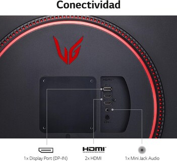 Foto 6 | Monitor Lg Ultragear Gaming Qhd De 31,5 Pulgadas, 2560 X 1440, 165 Hz - Venta Internacional.