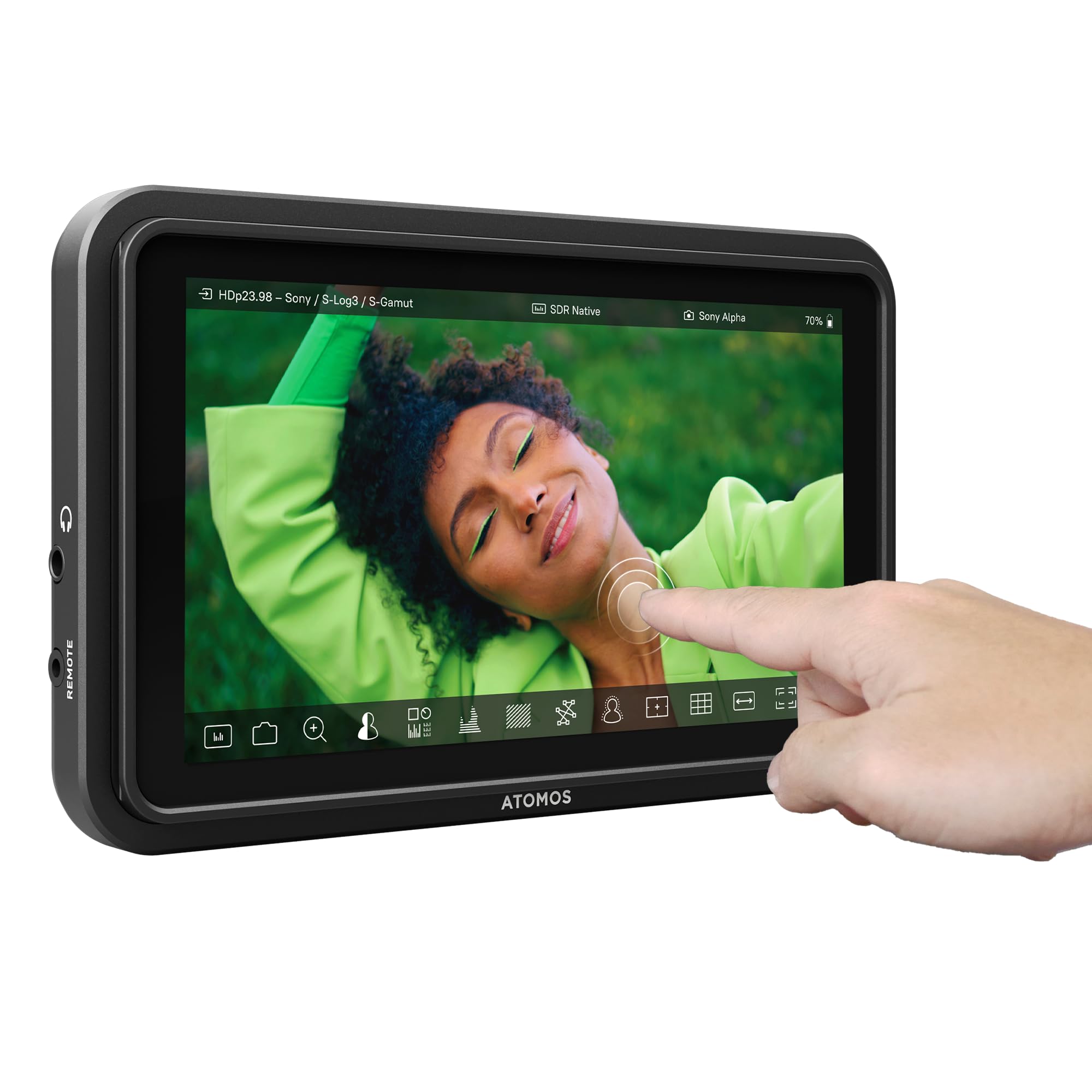 Monitor Atomos Shinobi Ii Hdmi 4k Con Pantalla Táctil Hdr Negro - Venta Internacional.