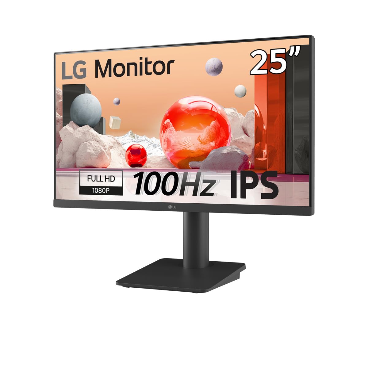 Monitor Lg 25ms550 De 24,5 Pulgadas, Full Hd, 100 Hz, Ips Lcd - Venta Internacional.