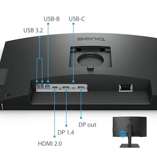 Foto 3 | Monitor Benq Pd2506q Ips Qhd 1440p Preparado Para Mac De 25 Pulgadas - Venta Internacional.