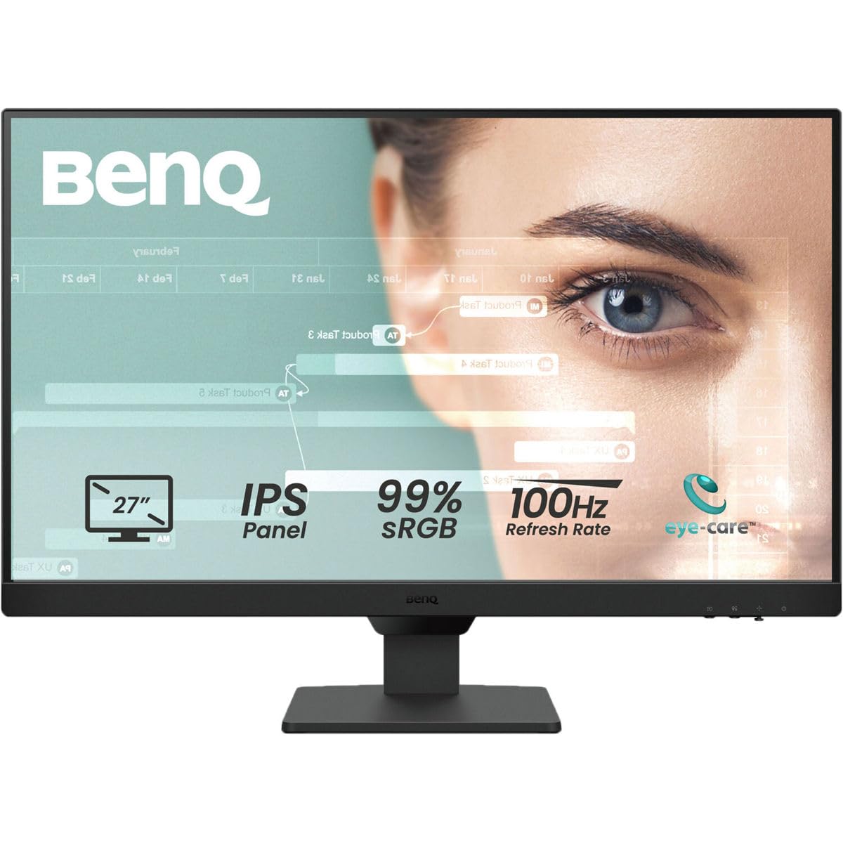 Foto 3 pulgar | Monitor Benq Gw2790 Lcd Ips De 27 Pulgadas, Full Hd, 100 Hz, Paquete De 2 Con Sta - Venta Internacional.