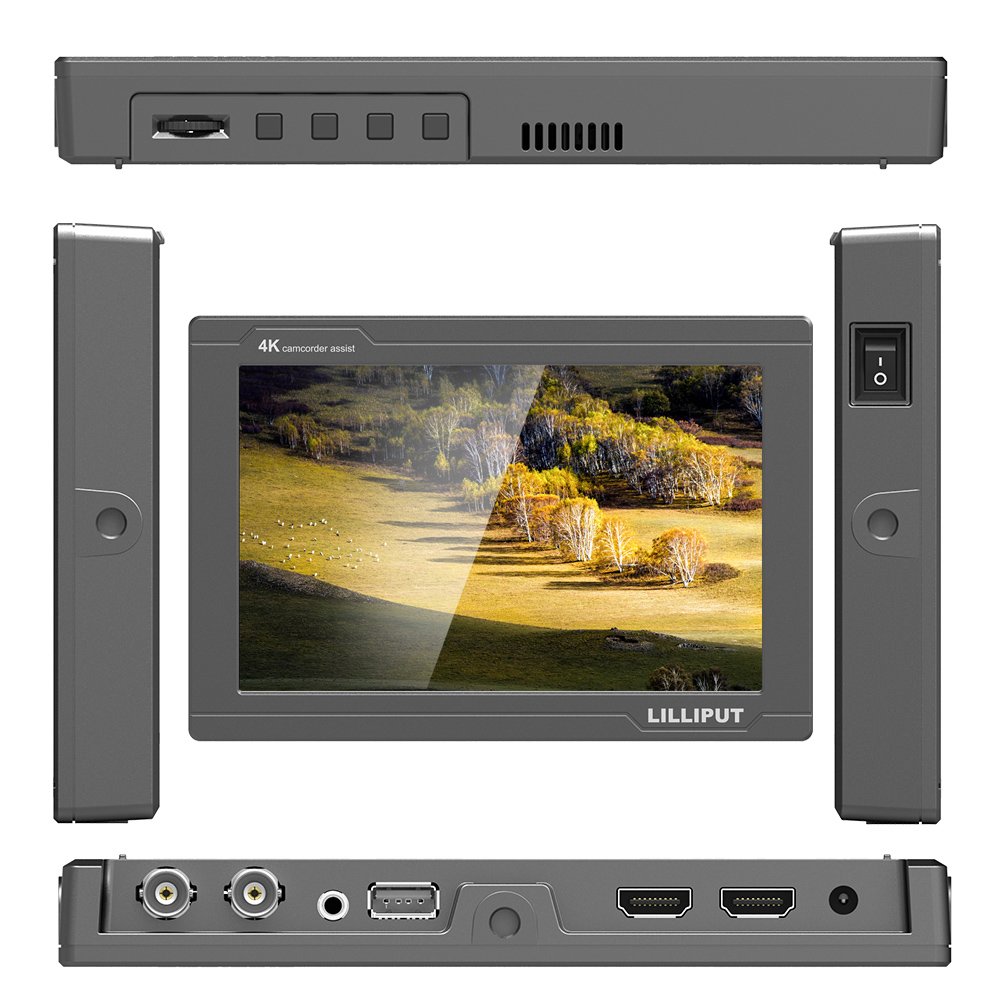 Foto 3 pulgar | Monitor De Cámara Lilliput Fs7 7 Full Hd 4k Hdmi 3g-sdi Metálico - Venta Internacional.