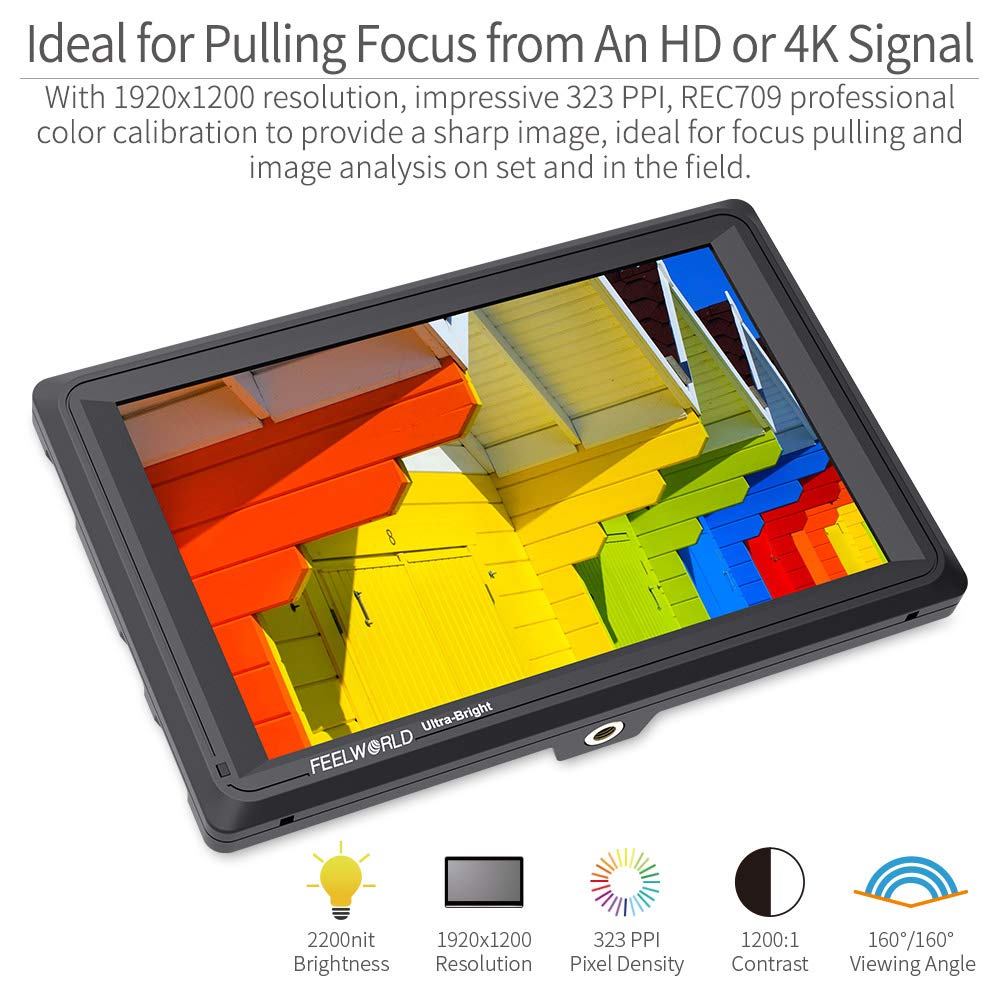 Foto 5 pulgar | Monitor De Campo Con Cámara Feelworld Fw279s De 7 Pulgadas Ultrabrillante - Venta Internacional.