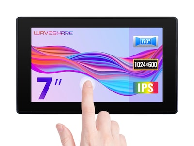 Foto 1 | Pantalla Táctil Lcd Waveshare Raspberry Pi 7 Pulgadas 1024x600 Ips - Venta Internacional.
