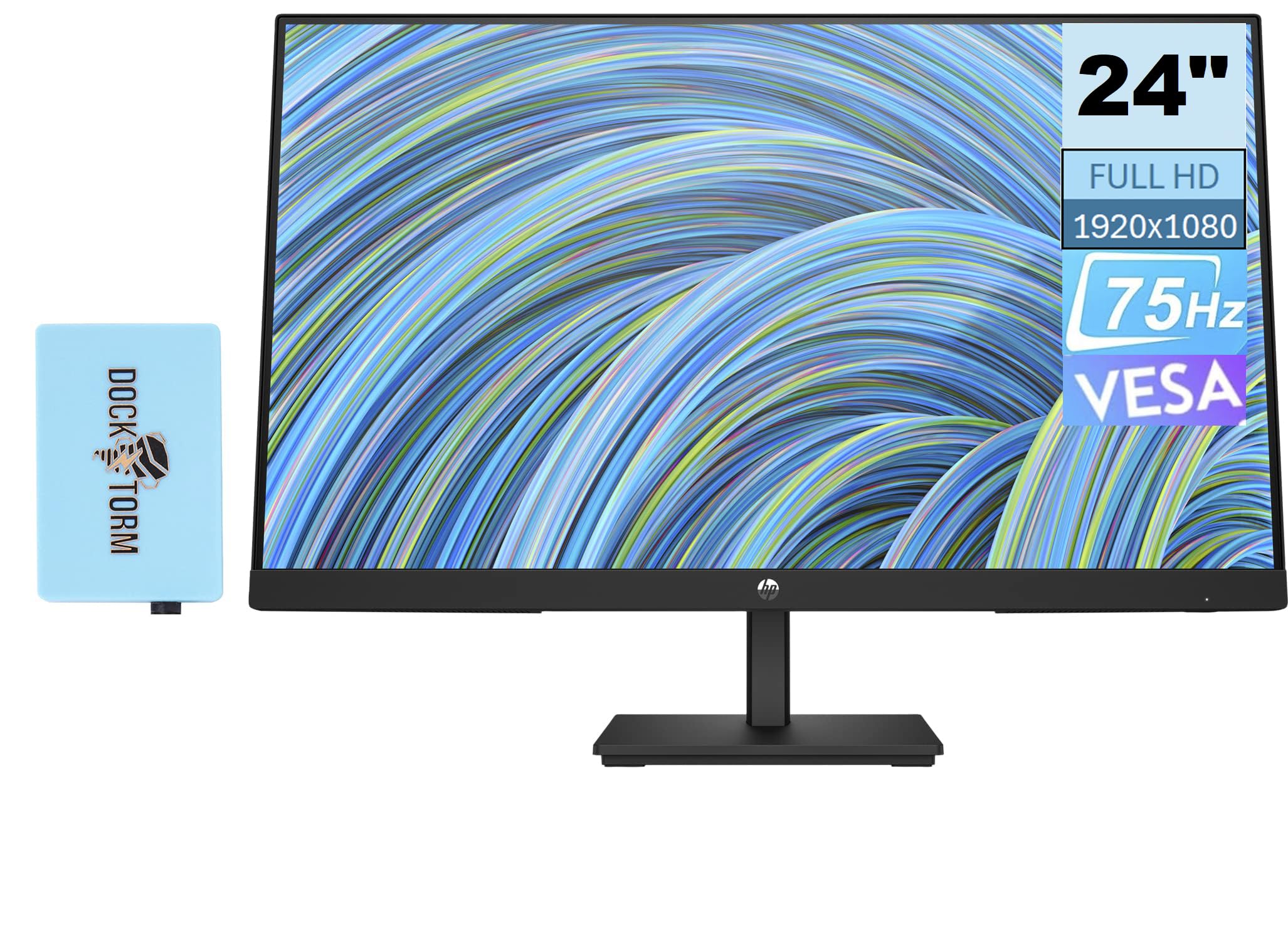 Monitor De Ordenador Hp V24v G5 24 Fhd 75 Hz Con Dockztorm Dock - Venta Internacional.