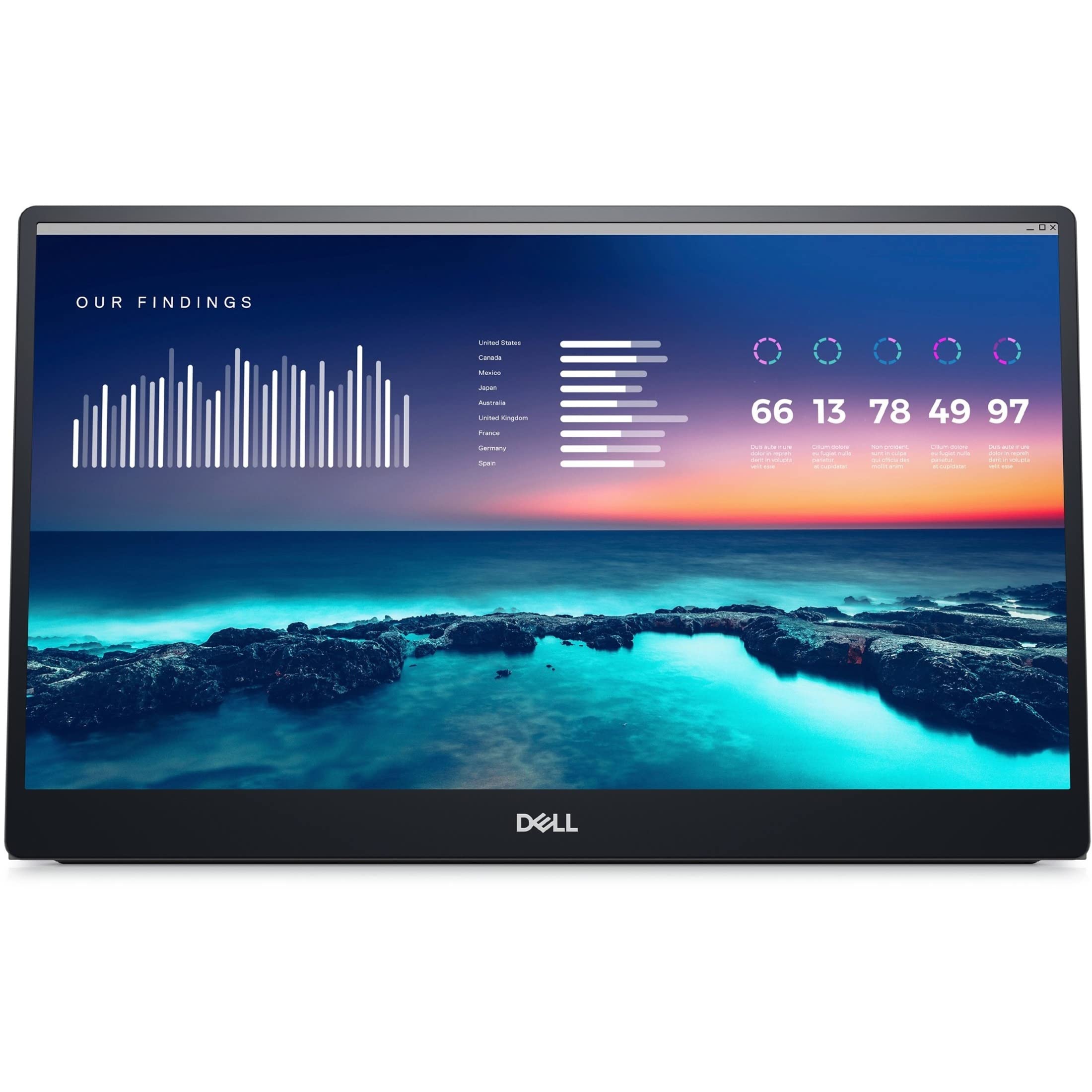 Foto 7 pulgar | Monitor Dell C1422h 14 Full Hd Lcd 16:9 300 Nits Plateado - Venta Internacional.