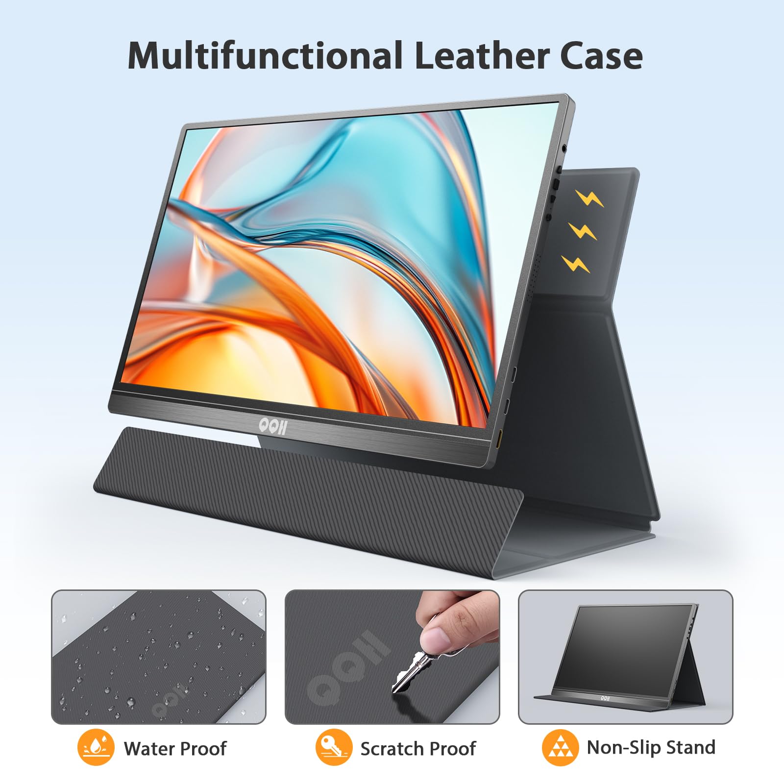 Foto 6 pulgar | Monitor Portátil Qqh Z12-3 15.6'' Fhd 1080p Usb-c Hdmi - Venta Internacional.