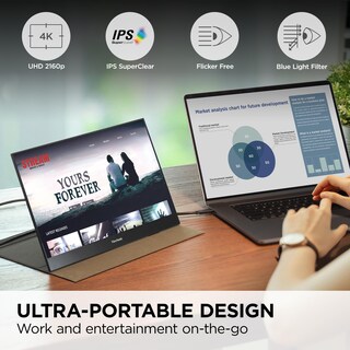 Foto 2 | Monitor Led Portátil Ips Vx1655-4k De 15 6 Pulgadas 4k Uhd De Viewsonic - Venta Internacional.