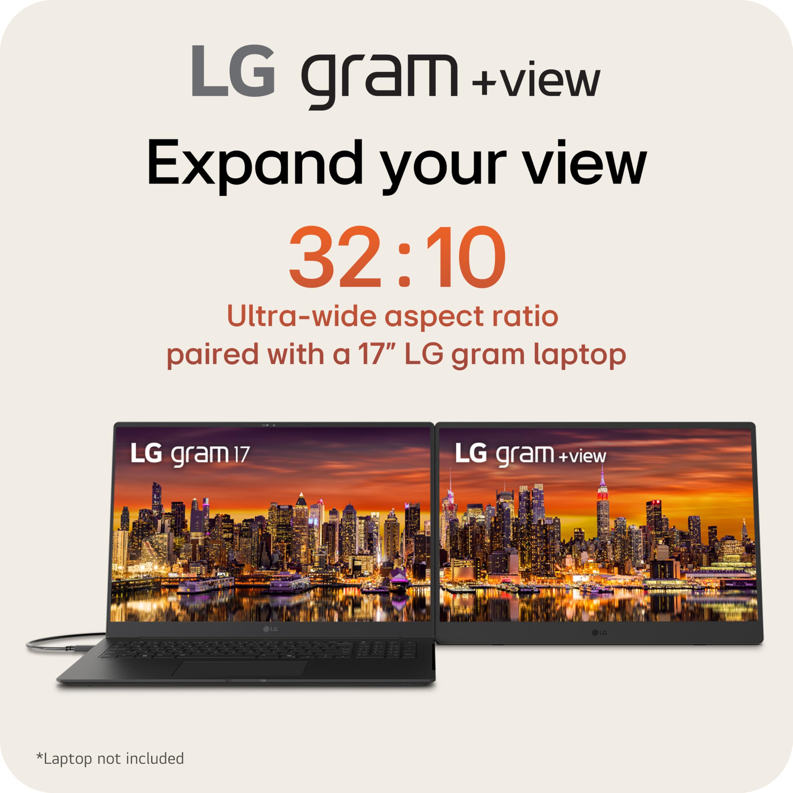 Foto 3 | Monitor Portátil Lg Gram +view 17 Pulgadas Wqxg 2560x1600 - Venta Internacional.