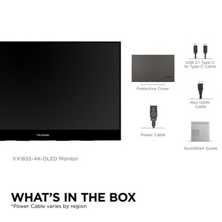 Foto 6 | Monitor Portátil Viewsonic Vx1655-4k-oled De 15 6'' 4k Uhd - Venta Internacional.