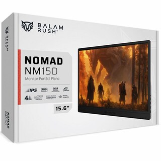 Foto 6 | Monitor Portatil 15.6 Balam Rush Nomad Nm15d 4ms 60hz Full Hd Ips Led Hdmi Usb-c Negro Br-943123