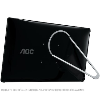Foto 6 | Monitor Portatil 15.6 Aoc 60hz Hd Tn Wled Usb 3.0 Reacondicionado Grado B (bueno) E1659fwub-rfb2
