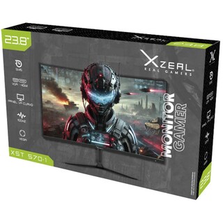 Foto 5 | Monitor Gamer Curvo 23.8 Xzeal Xst-570-1 5ms 100hz Full Hd Va Led Hdmi Blanco Xspmg07w