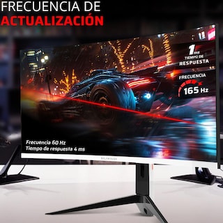 Foto 4 | Monitor Gamer Curvo 34 Balam Rush Extreme Earth Pro Mgp34c 1ms 165hz Uwqhd Va Led Hdmi Altavoces Fre