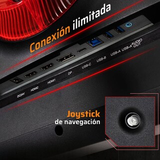 Foto 4 | Monitor Gamer Curvo 49 Balam Rush Exorvit Earth Mzx49c 1ms 144hz Dqhd Ips Led Hdmi Usb-c Altavoces F