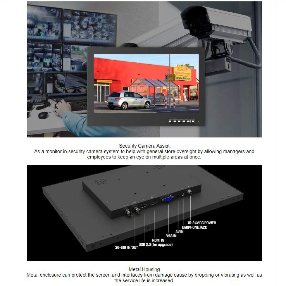 Foto 3 | Monitor De Seguridad Lilliput Pvm150s 15.6'' 4k Hdmi/3g-sdi/vga - Venta Internacional.