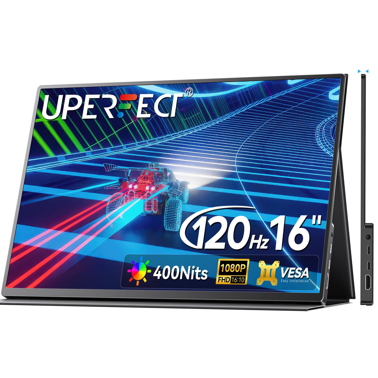 Foto 2 pulgar | Monitor Portátil Para Juegos Uperfect 16 Pulgadas 120 Hz Hdr 400 Nits 1080p - Venta Internacional.