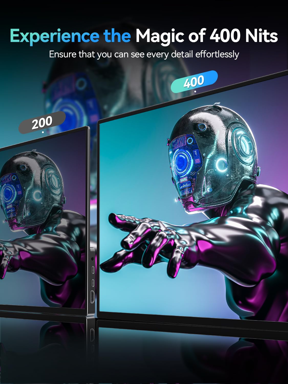 Foto 4 pulgar | Monitor Portátil Para Juegos Uperfect 16 Pulgadas 120 Hz Hdr 400 Nits 1080p - Venta Internacional.
