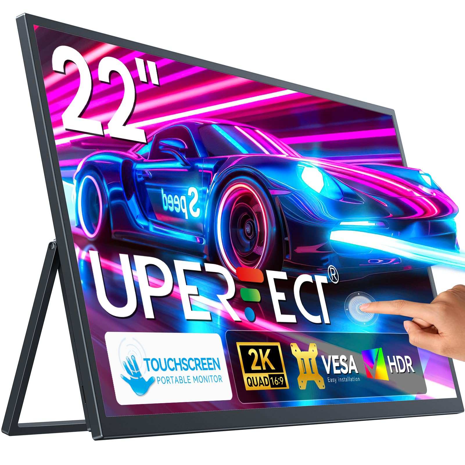 Foto 2 pulgar | Monitor Portátil Con Pantalla Táctil Uperfect 22 2k 2560x1440 Qhd - Venta Internacional.