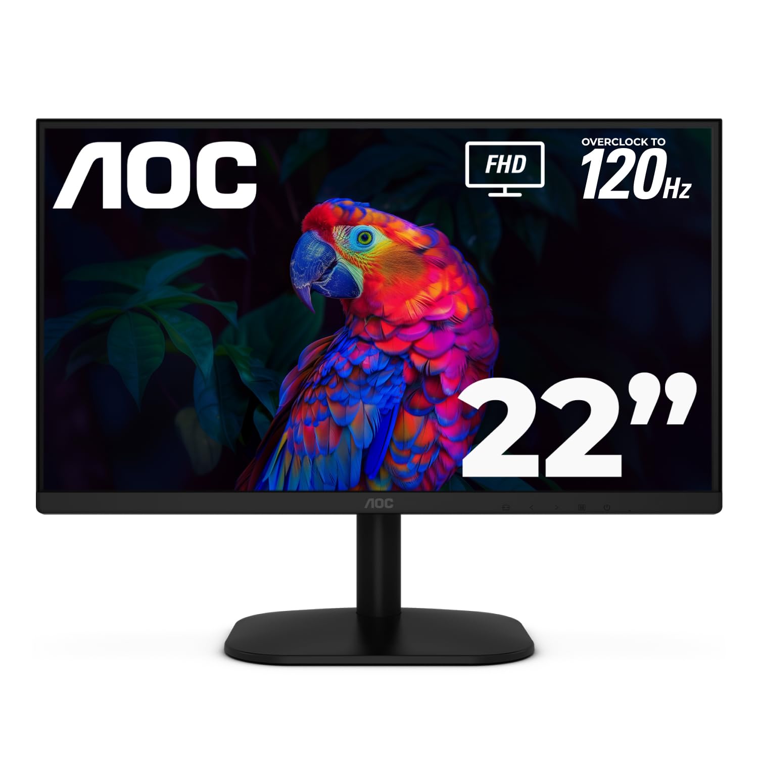 Foto 2 pulgar | Monitor Aoc 22b35hm23 De 22 Pulgadas  Full Hd  120 Hz  Led  Vga Y Hdmi - Venta Internacional.
