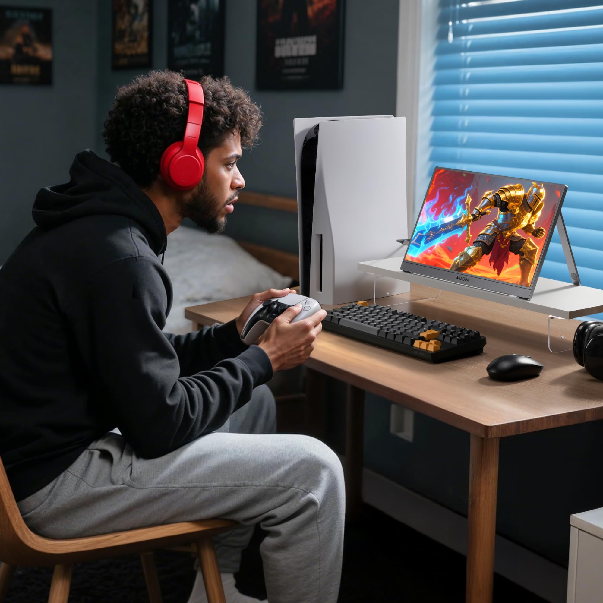 Foto 6 pulgar | Monitor Portátil Para Juegos Arzopa Z1fc 16.1'' 144hz 1080p Fhd - Venta Internacional.