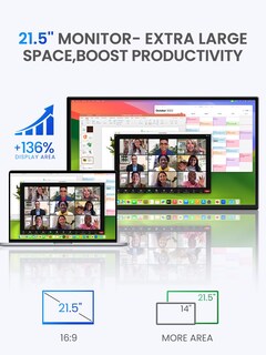 Foto 4 | Monitor Portátil Uperfect Con Pantalla Táctil Hdmi Tipo C De 21 5'' Y 120 Hz - Venta Internacional.
