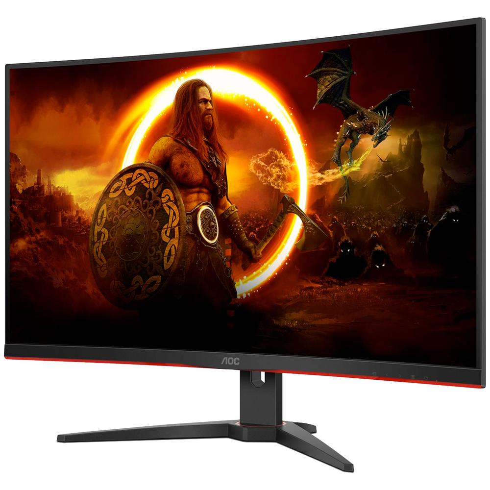 Foto 4 pulgar | Monitor Gamer Curvo 31.5 Aoc 0.5ms 240hz Full Hd Va Wled Hdmi Freesync Reacondicionado