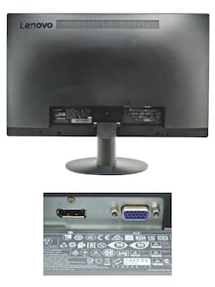 Foto 2 | Monitor Lenovo Thinkvision E-21 10, Led Resolución 1920x1080, 20.7 Pulgadas,con Vga (1) Display Port (1) Cable De Luz