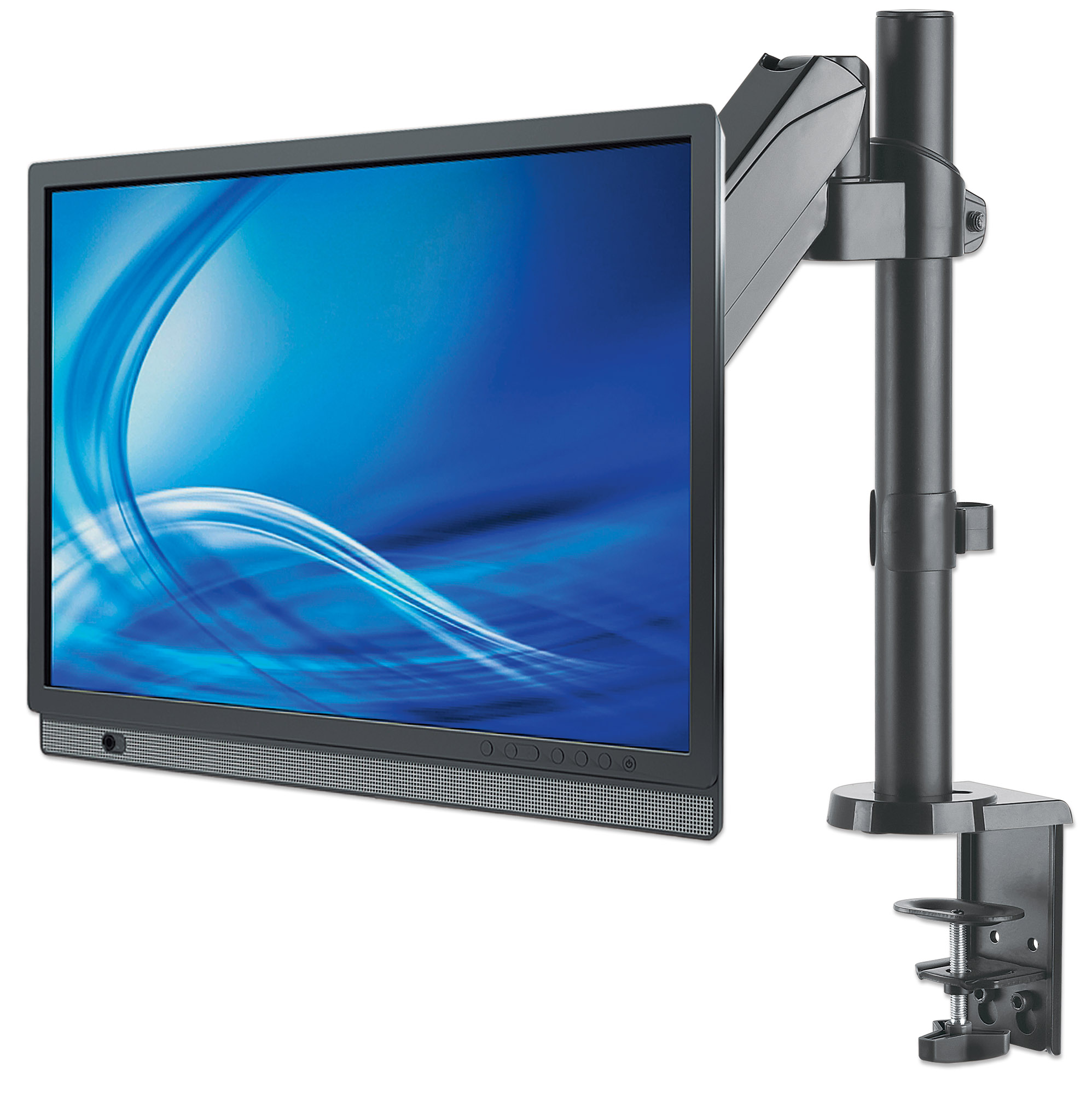 Foto 7 pulgar | Soporte Universal para Monitor con Pistón a Gas  Manhattan 461573  color Negro